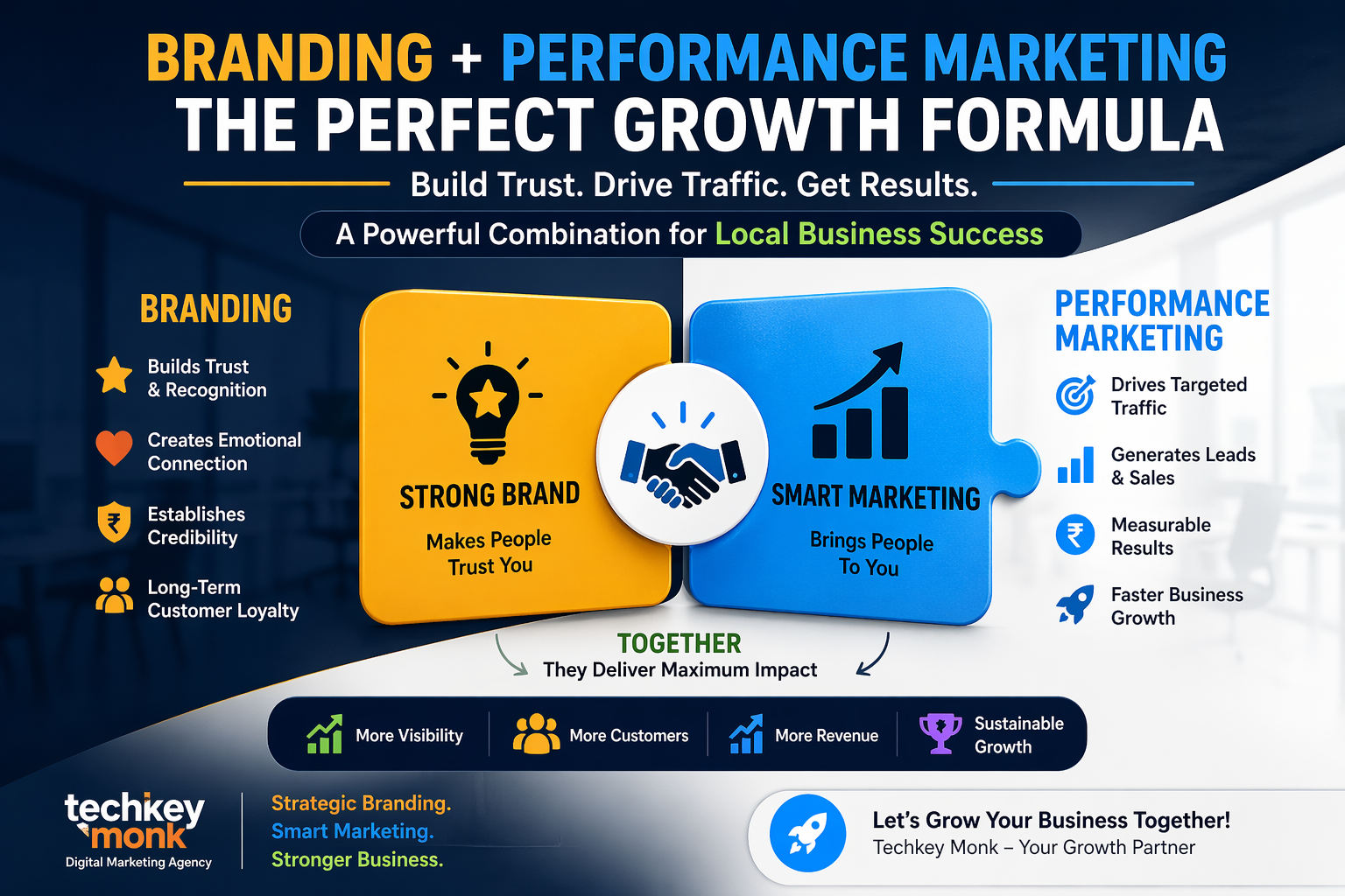 Branding and performance marketing for local businesses growth strategy